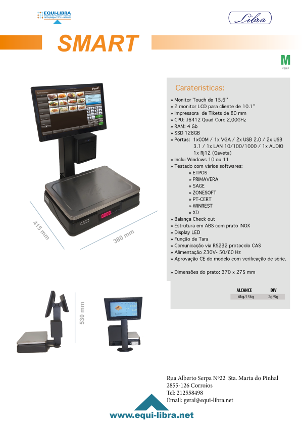 Balança POS SMART